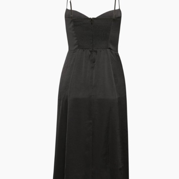 Aritzia Wilfred Glaze Dress Black Size 6 NWT - Picture 3 of 4